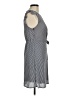 Eclair 100% Polyester Solid Gray Casual Dress Size M - photo 4