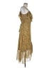 Rebecca Minkoff 100% Polyester Paisley Tan Cocktail Dress Size M - photo 4