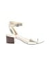 J. by J.Crew Ivory Gold Heels Size 7 1/2 - photo 1