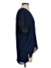 Mason 100% Silk Blue Short Sleeve Silk Top Size 2 - photo 4