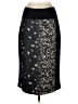 BCBGMAXAZRIA 100% Polyester Animal Print Black Formal Skirt Size S - photo 1