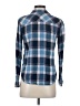 William Rast Plaid Blue Long Sleeve Button-Down Shirt Size S - photo 2