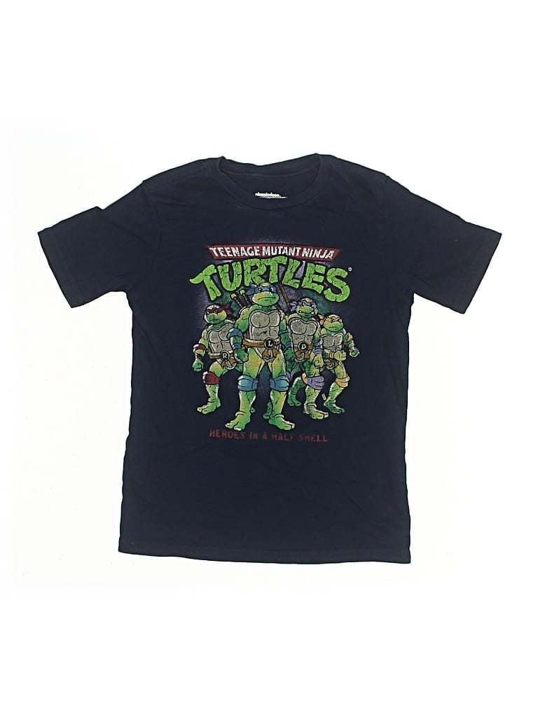 Pre-owned Nickelodeon Kids' Short Sleeve Top Green Tops