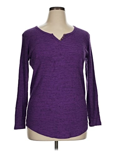 Derek Heart Long Sleeve Henley (view 1)