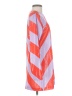 Olivia Rubin 100% Polyester Stripes Orange Casual Dress Size 0 - photo 4