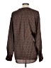 Sanctuary 100% Polyester Print Brown Long Sleeve Blouse Size L - photo 2