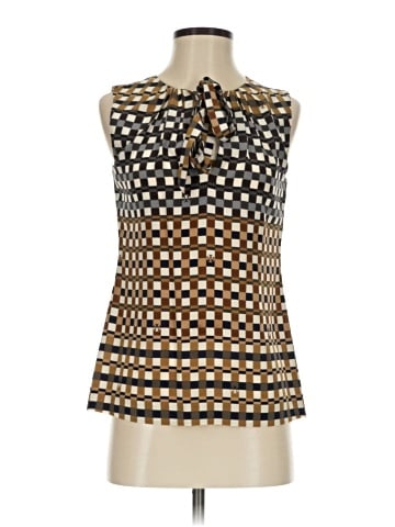 Tory Burch Sleeveless Silk Top (view 1)