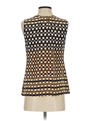 Tory Burch Sleeveless Silk Top (view 2)