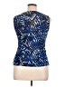 Cable & Gauge Blue Sleeveless Blouse Size XL - photo 2