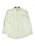 Bella Bliss 100% Cotton Solid Ivory Long Sleeve Button-Down Shirt Size 12 - photo 1