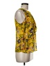 HD in Paris 100% Polyester Yellow Sleeveless Blouse Size 6 - photo 4