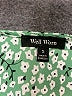 Well Worn 100% Polyester Green 3/4 Sleeve Blouse Size S - photo 7