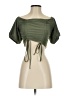 Assorted Brands Green Short Sleeve Blouse Size 2 - photo 1