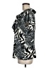 Milano 100% Polyester Silver Short Sleeve Blouse Size M - photo 5