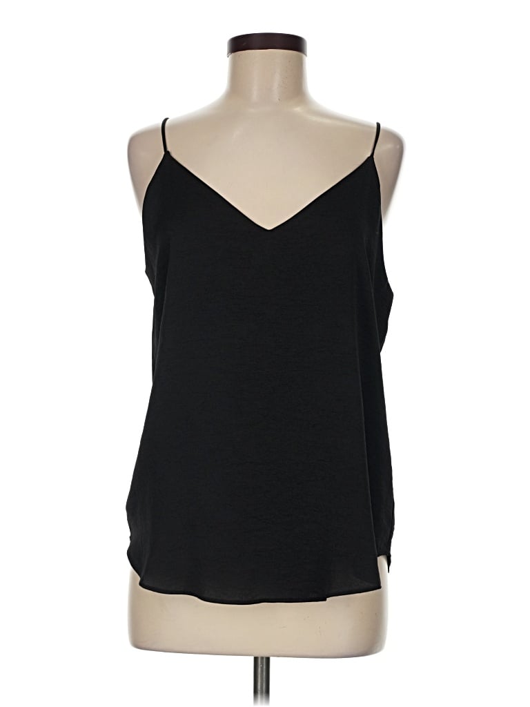 Pre-owned Express Sleeveless Top Black Halter Neckline Tops