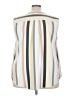 Evri 100% Polyester Stripes Green Sleeveless Blouse Size 3X - photo 2