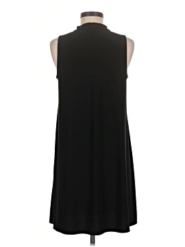 black cute mini dress Hope & Ivy April Embroidered Tie Sleeve V-Neck Midi Dress, Black main image 1