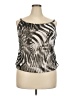Unbranded 100% Polyester Silver Sleeveless Top Size 2X - photo 1