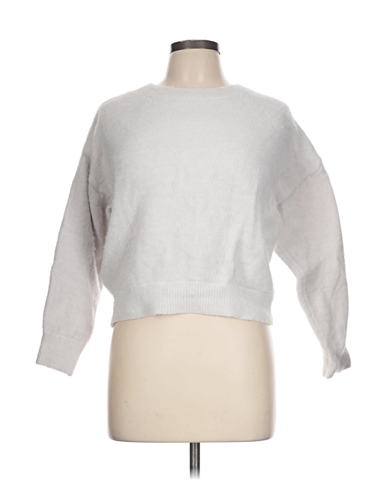 Pre-owned Shein Pullover Sweater In Silver