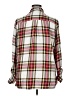 Cato 100% Rayon Plaid Ivory Long Sleeve Button-Down Shirt Size XL - photo 2