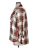 Cato 100% Rayon Plaid Ivory Long Sleeve Button-Down Shirt Size XL - photo 5