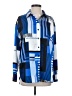 Karl Lagerfeld Paris 100% Polyester Color Block Blue Long Sleeve Blouse Size S - photo 1