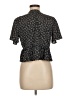 Shein 100% Polyester Black Short Sleeve Blouse Size 6 - photo 2