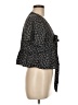 Shein 100% Polyester Black Short Sleeve Blouse Size 6 - photo 4