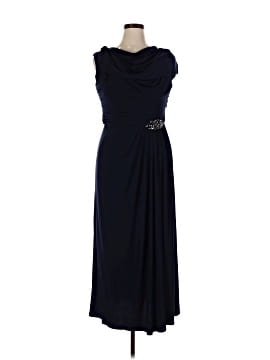 petite black tie evening dresses Taylor Black Tie Back Mini Dress - US 12 main image 1