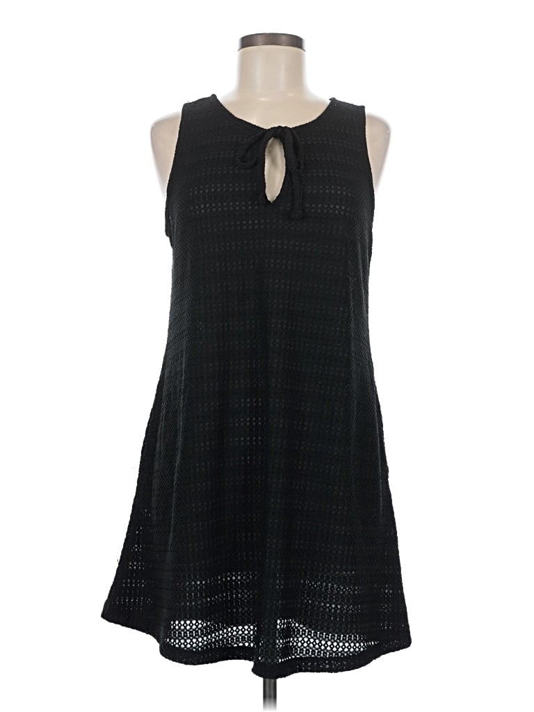 Pre-owned J Valdi Casual Dress In Black