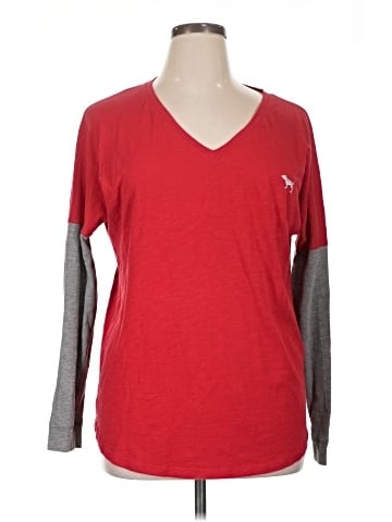 Victoria's Secret Pink 3/4 Sleeve T-Shirt (view 1)