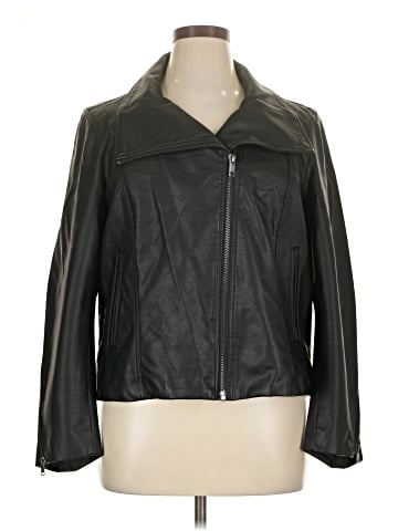 Simply Vera Vera Wang Leather Jacket (view 1)