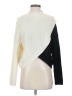 Shein 100% Acrylic Color Block Ivory Turtleneck Sweater Size 4 - photo 1