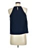 Monteau 100% Polyester Blue Sleeveless Blouse Size M - photo 2