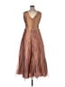 JS Collections Metallic Brown Cocktail Dress Size 14 - photo 2