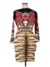 Roberto Cavalli Animal Print Brown Tan Cocktail Dress Size EU (IT) 44 / US 8 - photo 2
