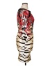 Roberto Cavalli Animal Print Brown Tan Cocktail Dress Size EU (IT) 44 / US 8 - photo 4