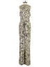 Privacy Please Animal Print Ivory Jumpsuit Size S - photo 2
