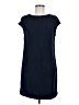 St. John Chevron-herringbone Blue Casual Dress Size 6 - photo 1