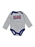 Champion Gray Long Sleeve Onesie 6-9 MO / 9 MO - photo 1