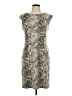 Calvin Klein Animal Print Gray Cocktail Dress Size 10 - photo 1
