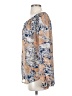 Pants Store 100% Polyester Paisley Blue Long Sleeve Blouse Size S - photo 5