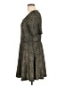 Gianni Bini Metallic Metallic Gray Casual Dress Size L - photo 5