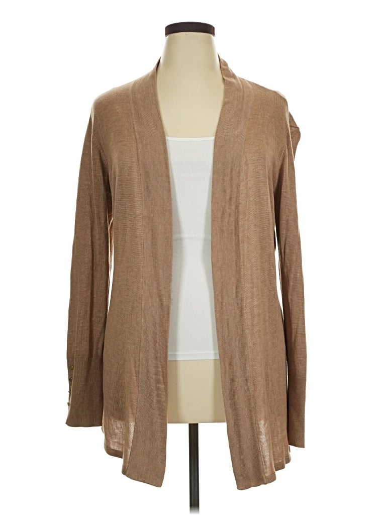 Pre-owned Assorted Brands Kimono In Tan