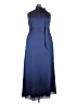 Sachin + Babi 100% Polyester Solid Blue Casual Dress Size 22 - photo 1