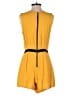GB 100% Rayon Solid Yellow Romper Size M - photo 2