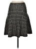 Max Studio Houndstooth Black Casual Skirt Size S - photo 2