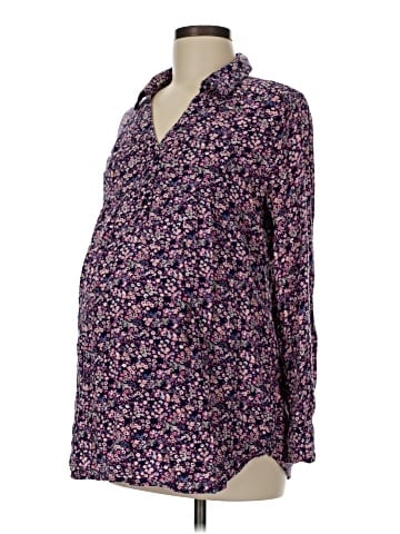 Motherhood Long Sleeve Blouse (view 1)
