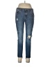 Zara Basic Hearts Blue Jeans Size 12 - photo 1