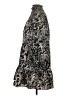 Cinq à Sept 100% Polyester Paisley Gray Casual Dress Size 4 - photo 5